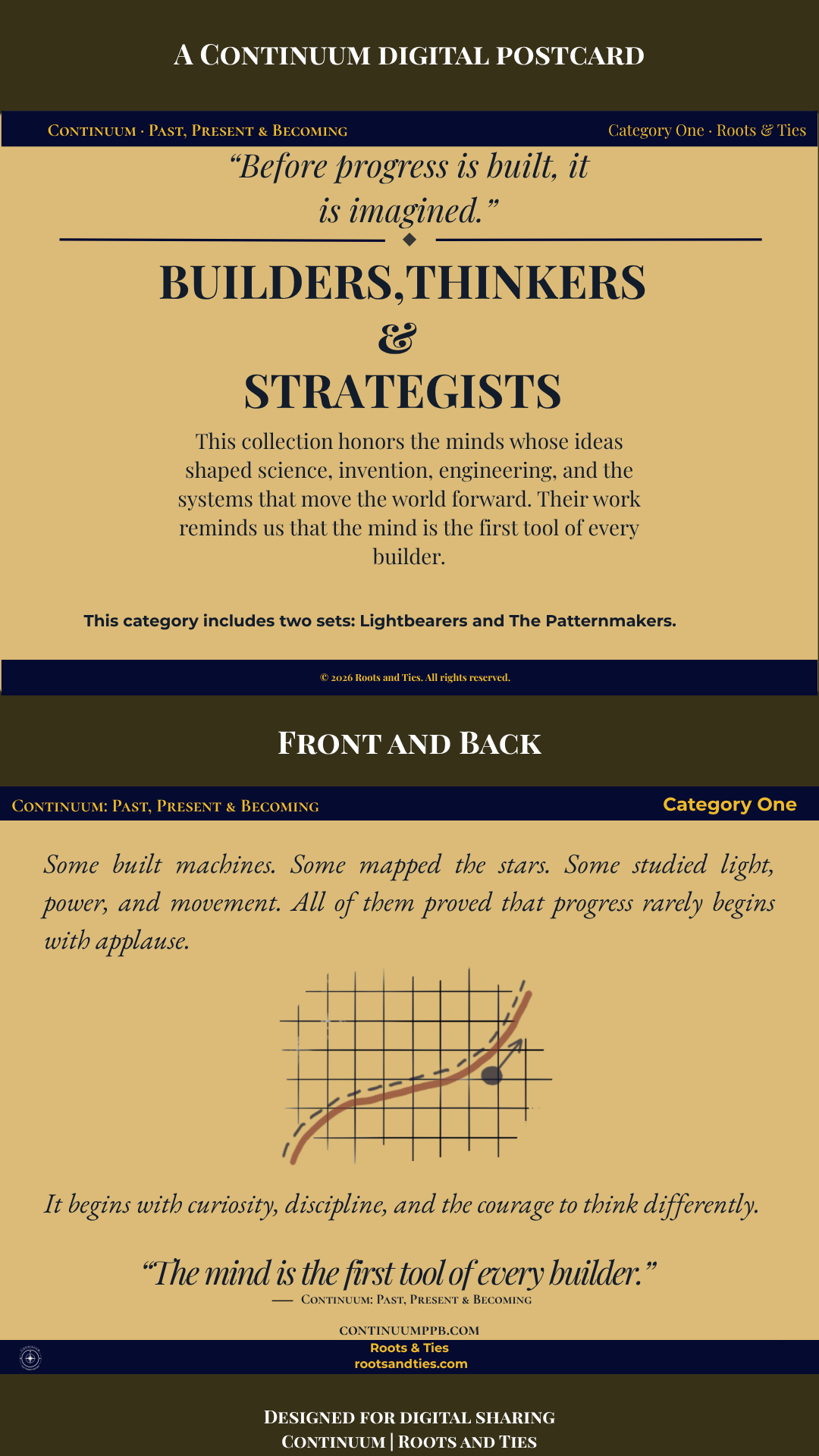 Builders, Thinkers & Strategists - Continuum Collection One title card