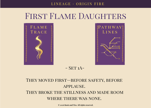 First Flame Daughters — Lineage title card