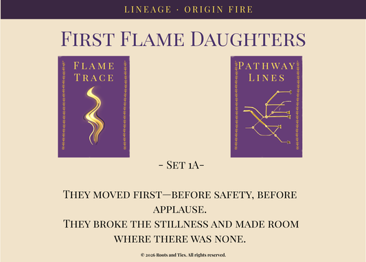 First Flame Daughters — Lineage title card